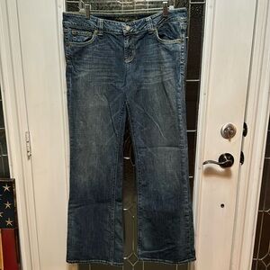 American Eagle size 14 long boyfriend 77 jeans.